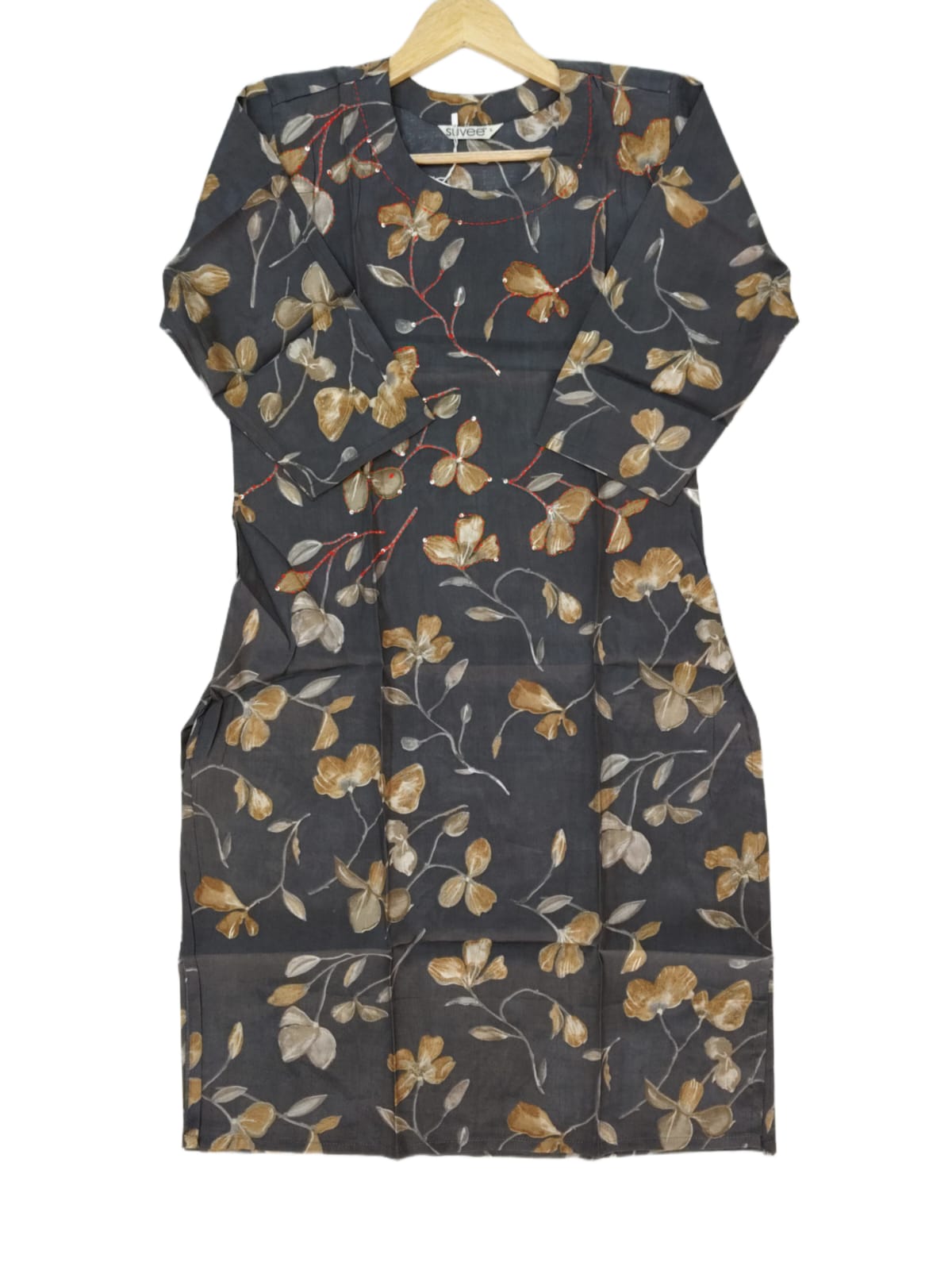 PRINTED RAYON & MODAL SILK KURTI