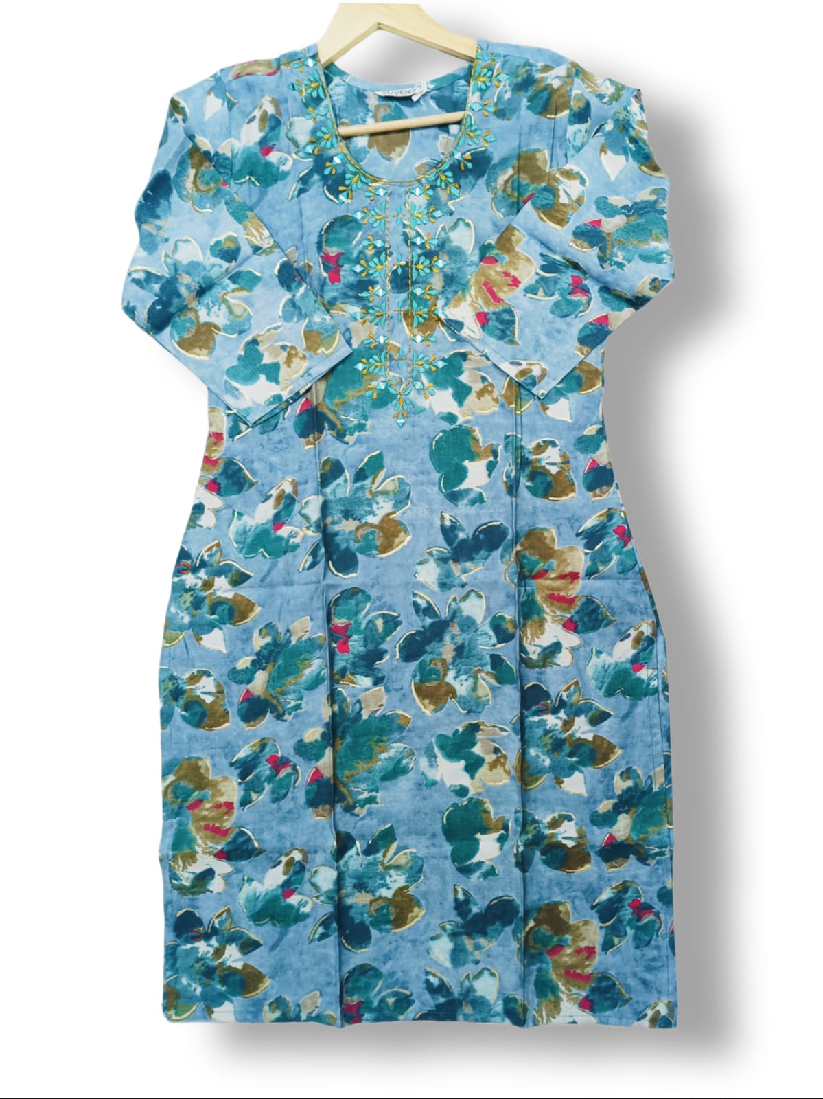 PRINTED RAYON & MODAL SILK KURTI