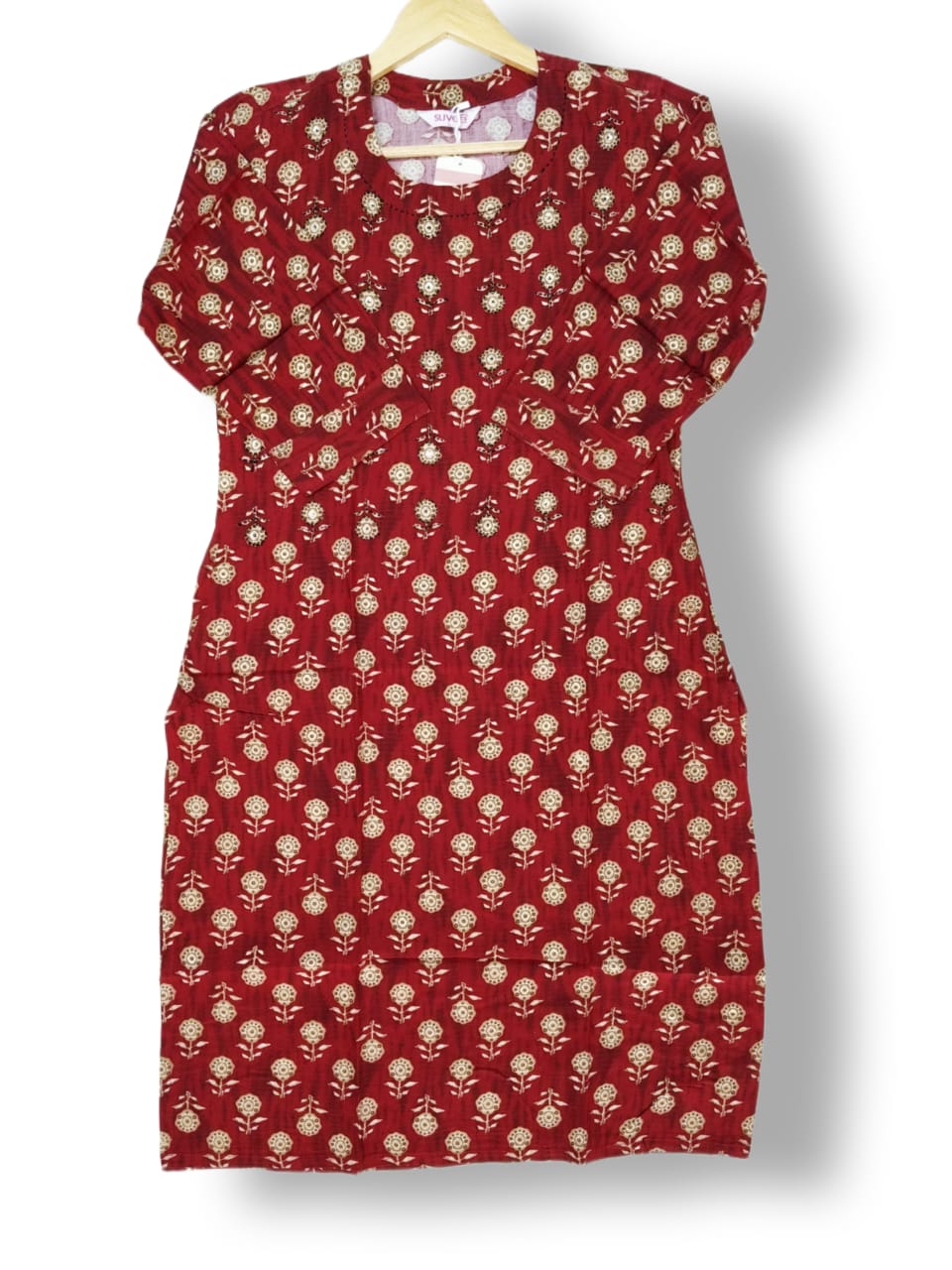PRINTED RAYON & MODAL SILK KURTI