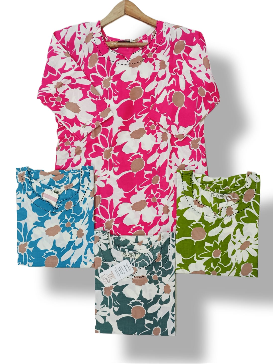 PRINTED CAPSULE RAYON SHORT KURTI