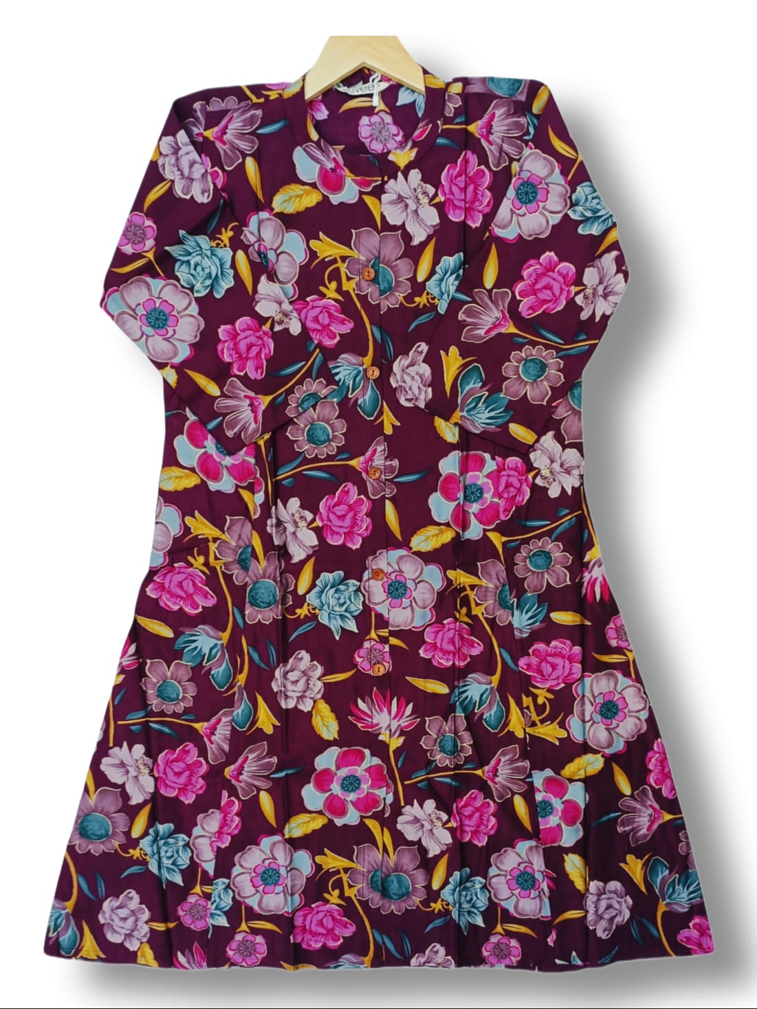 PRINTED COTTON A-LINE KURTI