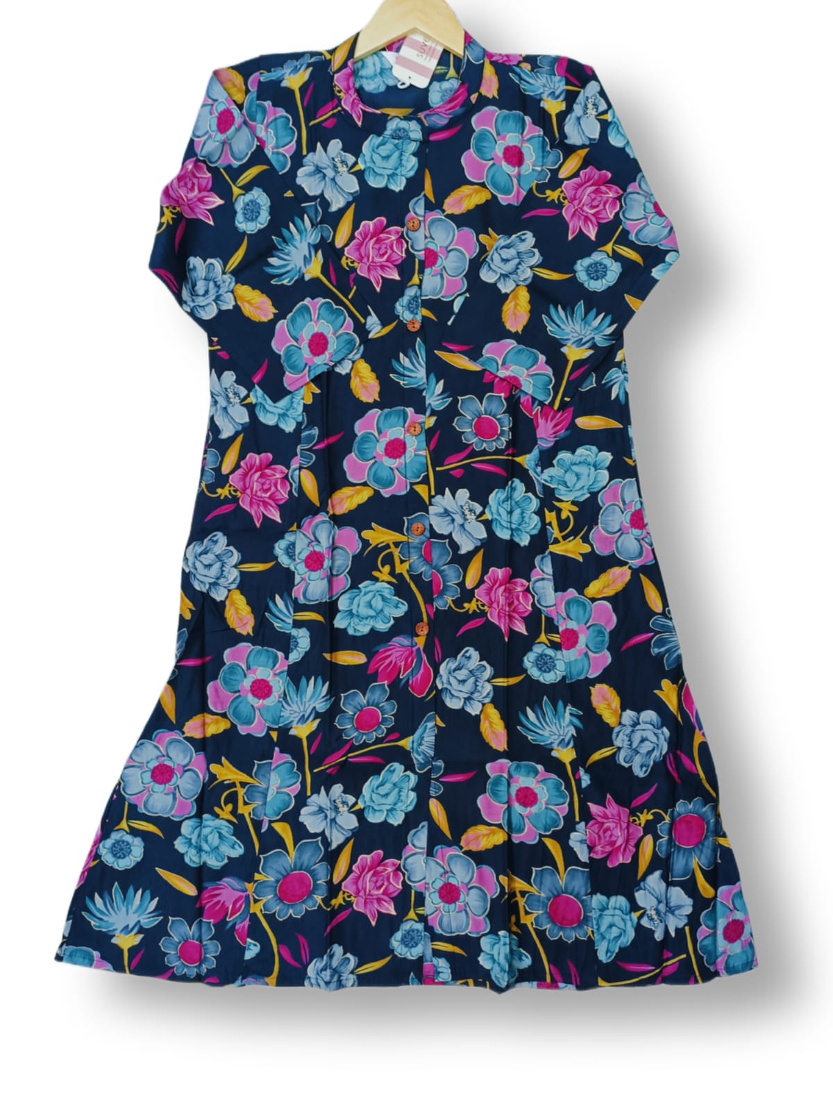 PRINTED COTTON A-LINE KURTI