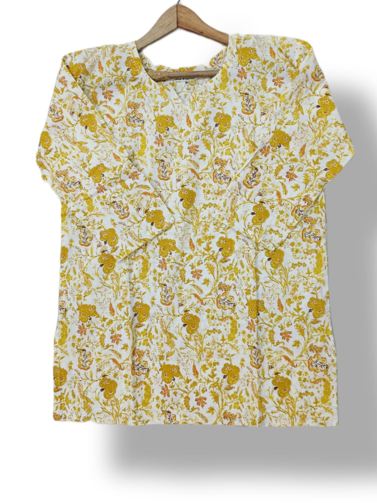 PRINTED COTTON SHORT KURTI