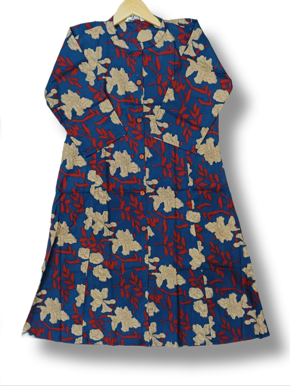 PRINTED COTTON A-LINE KURTI