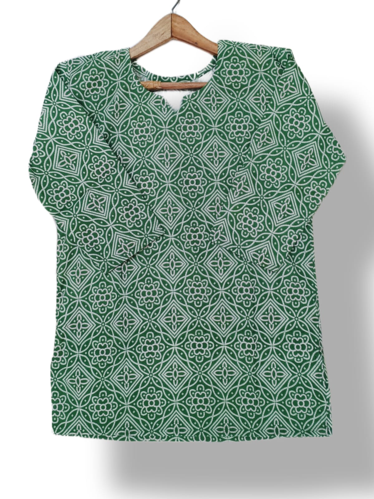 PRINTED COTTON SHORT KURTI