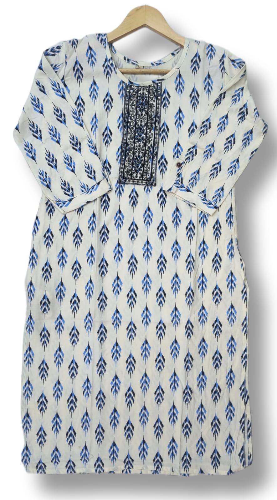 PRINTED RAYON EMBROIDERY KURTI