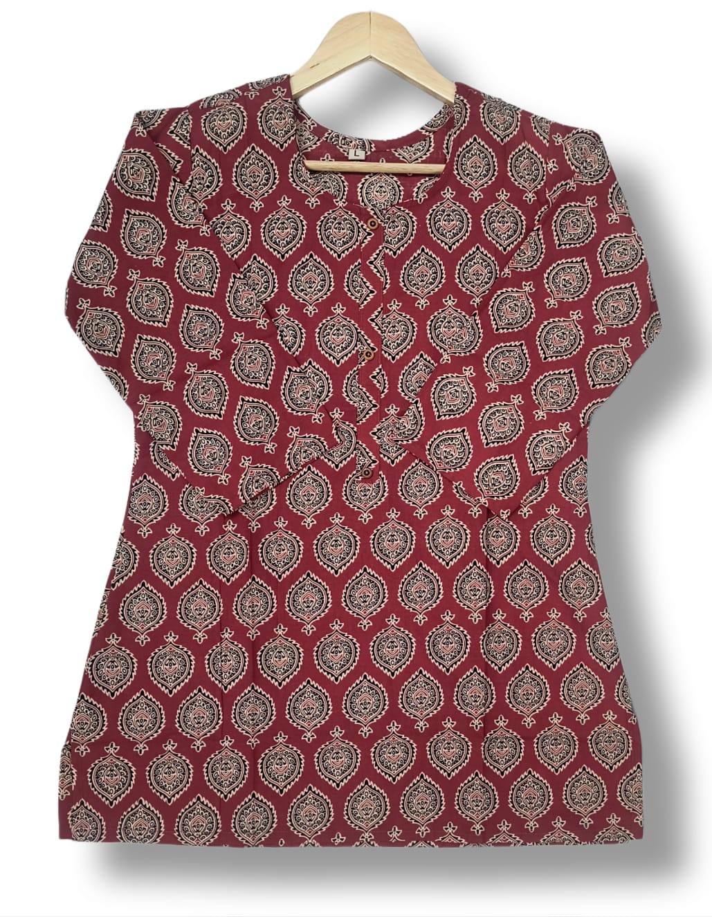 PRIMIUM PRINTED COTTON SHORT KURTI