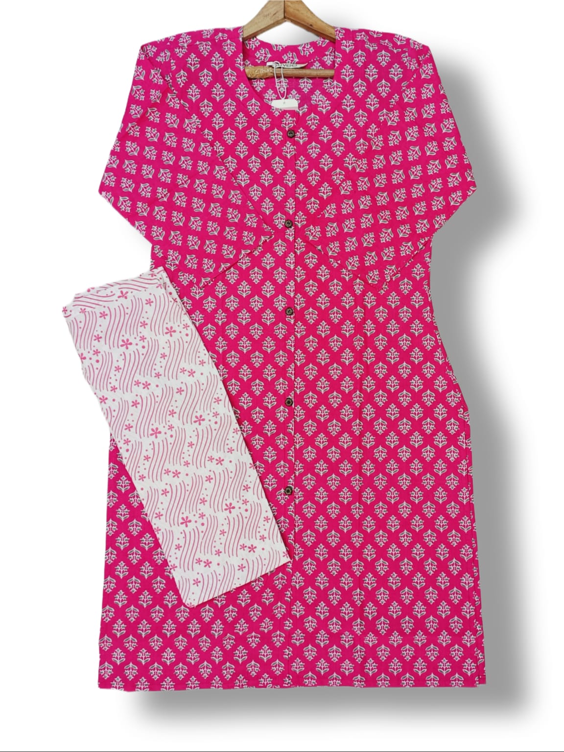 PREMIUM PRINTED COTTON KURTI PANT SET