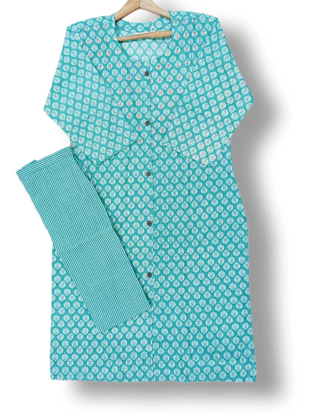 PREMIUM PRINTED COTTON KURTI PANT SET