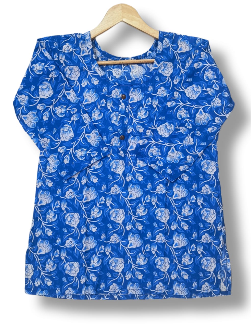 PRINTED COTTON SHORT KURTI