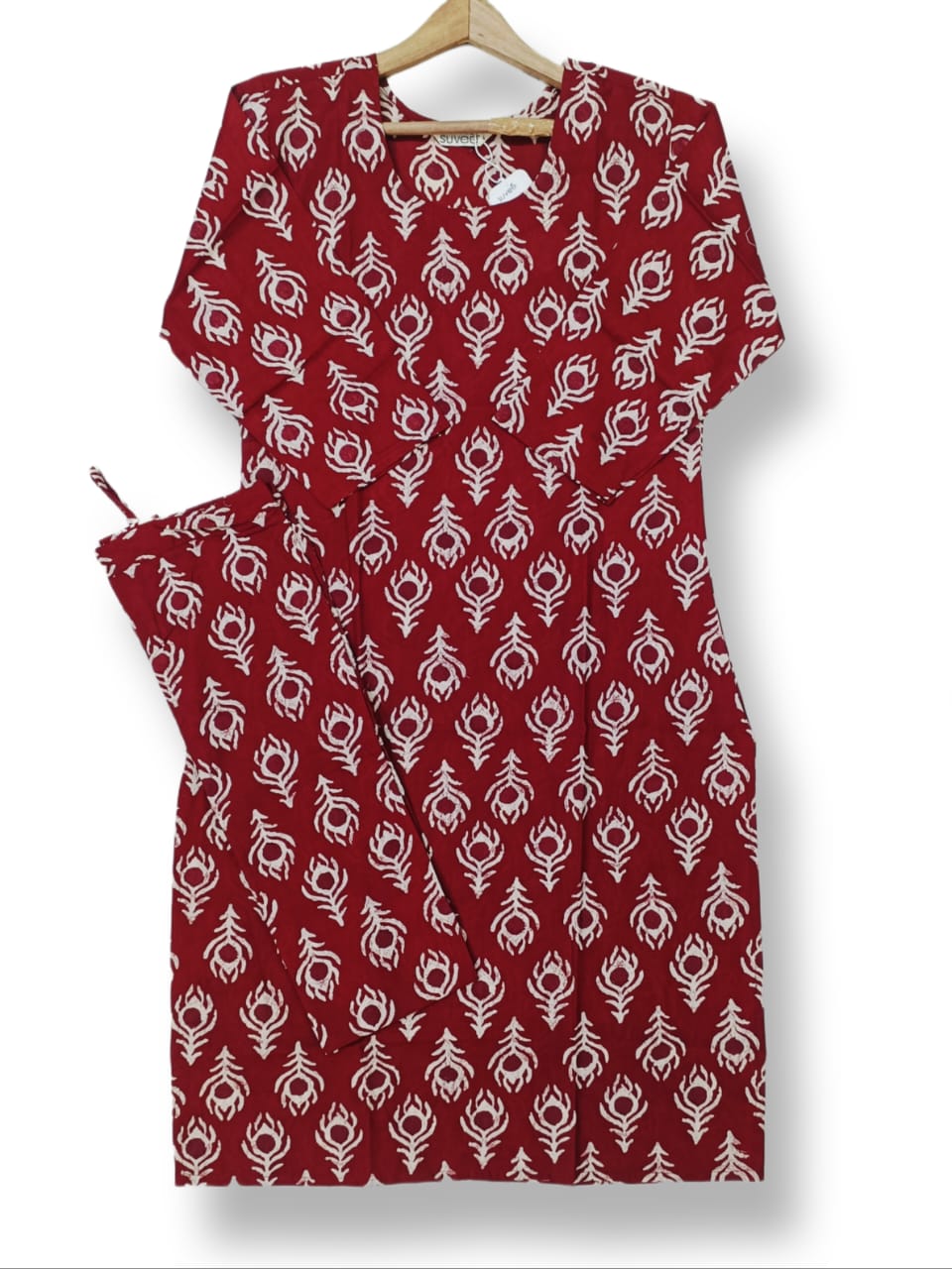 PREMIUM PRINTED COTTON KURTI PANT SET