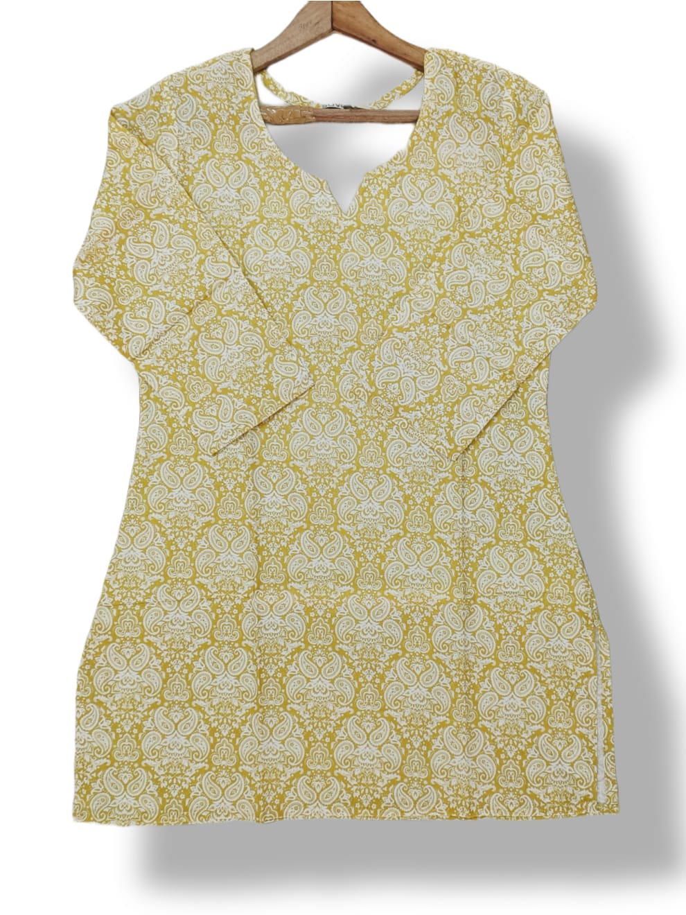 PRINTED COTTON SHORT KURTI