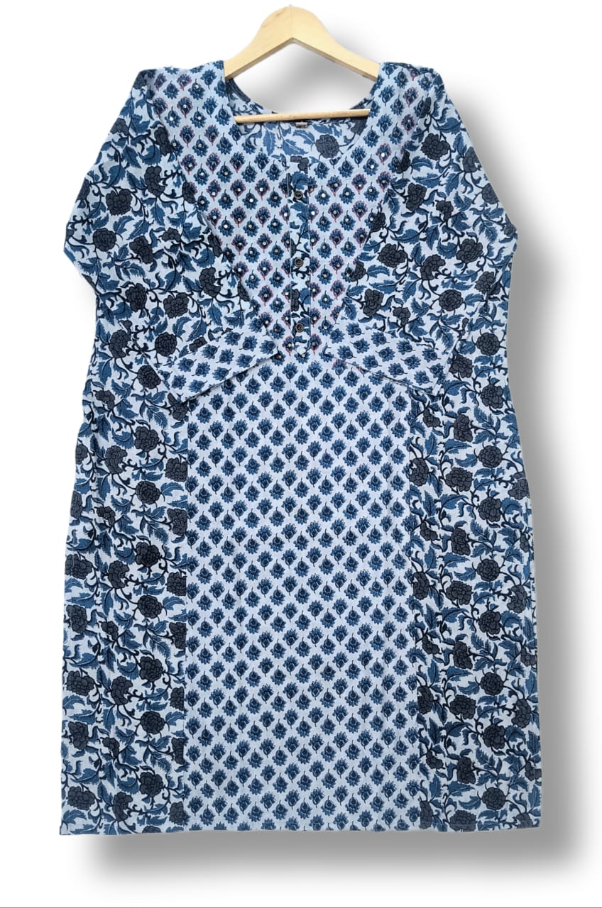PRINTED COTTON MIX & MATCH KURTI