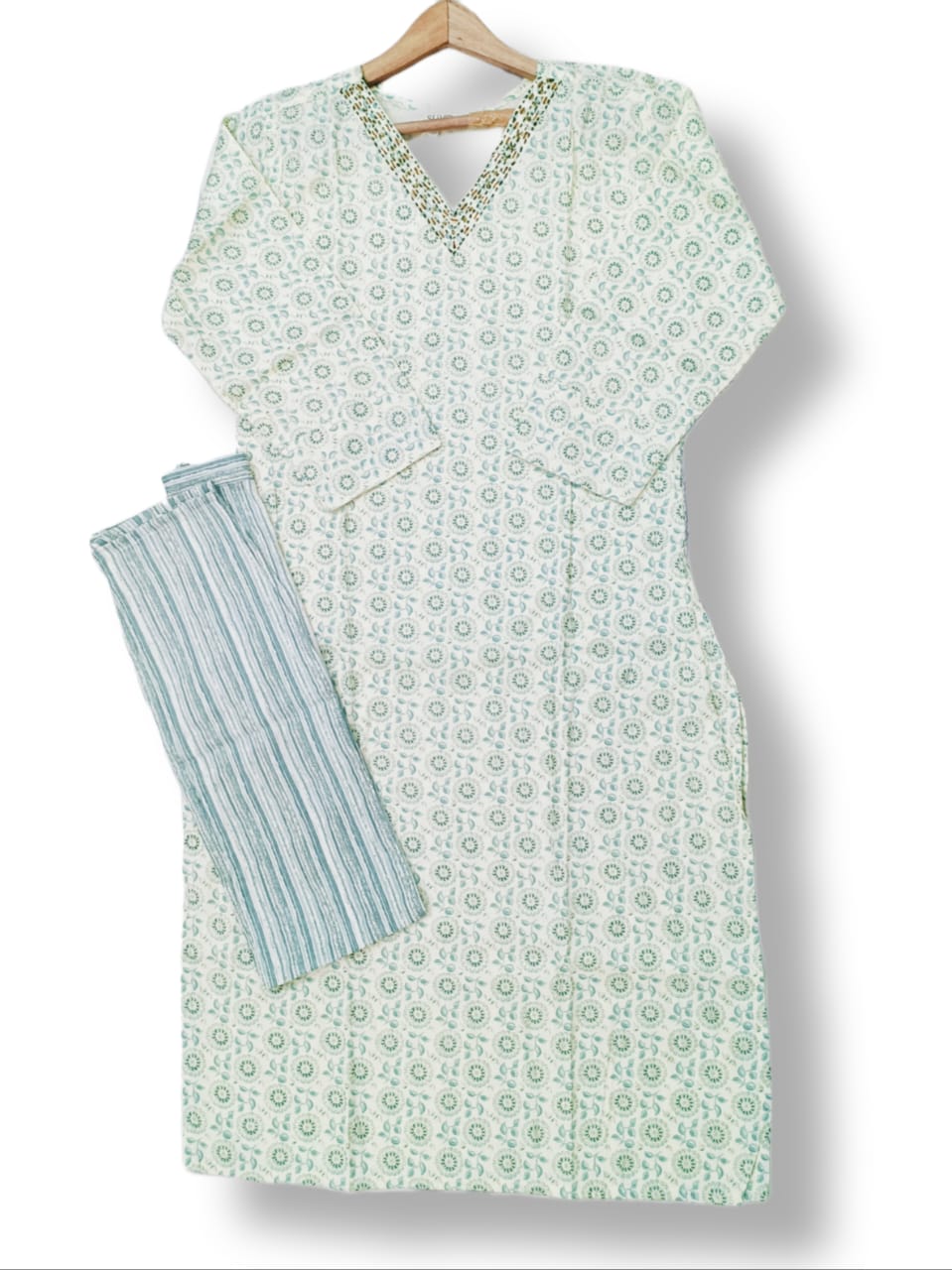 CAPSULE RAYON FANCY KURTI PANT SET