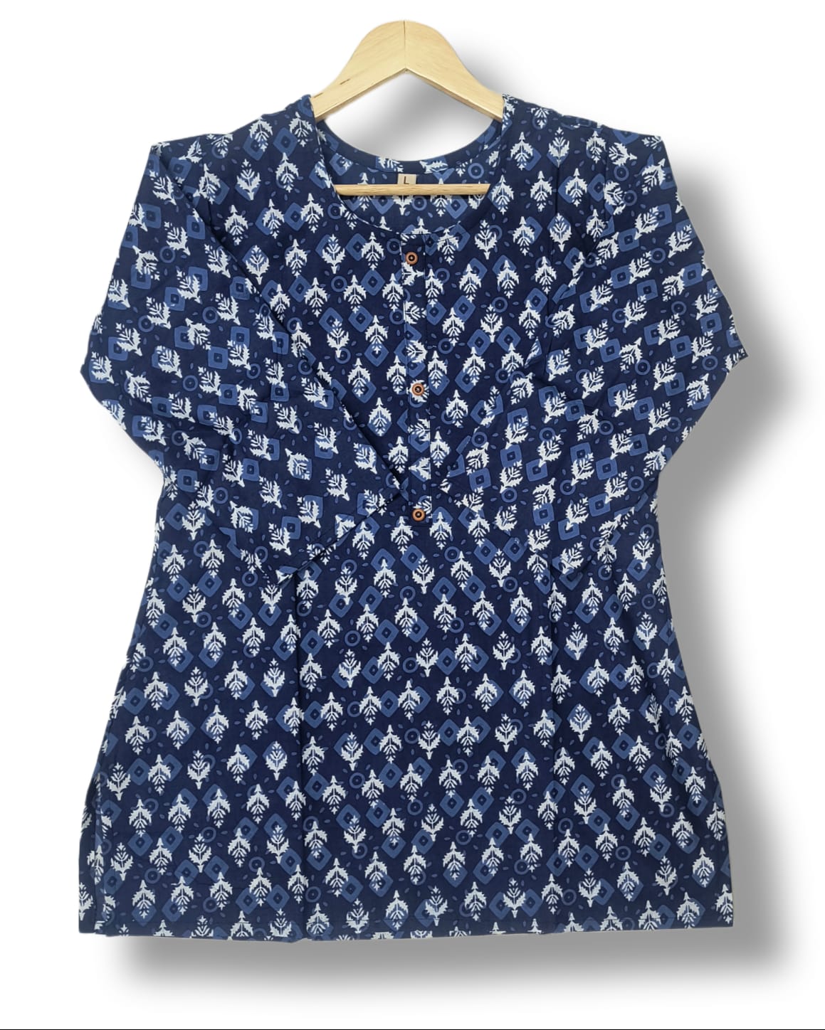 PRIMIUM PRINTED COTTON SHORT KURTI