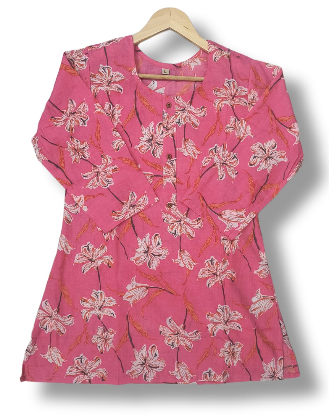 PRIMIUM PRINTED COTTON SHORT KURTI