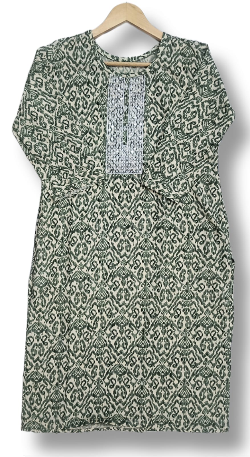 PRINTED RAYON EMBROIDERY KURTI