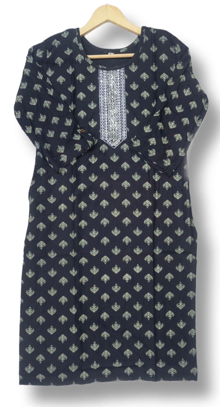 PRINTED RAYON EMBROIDERY KURTI