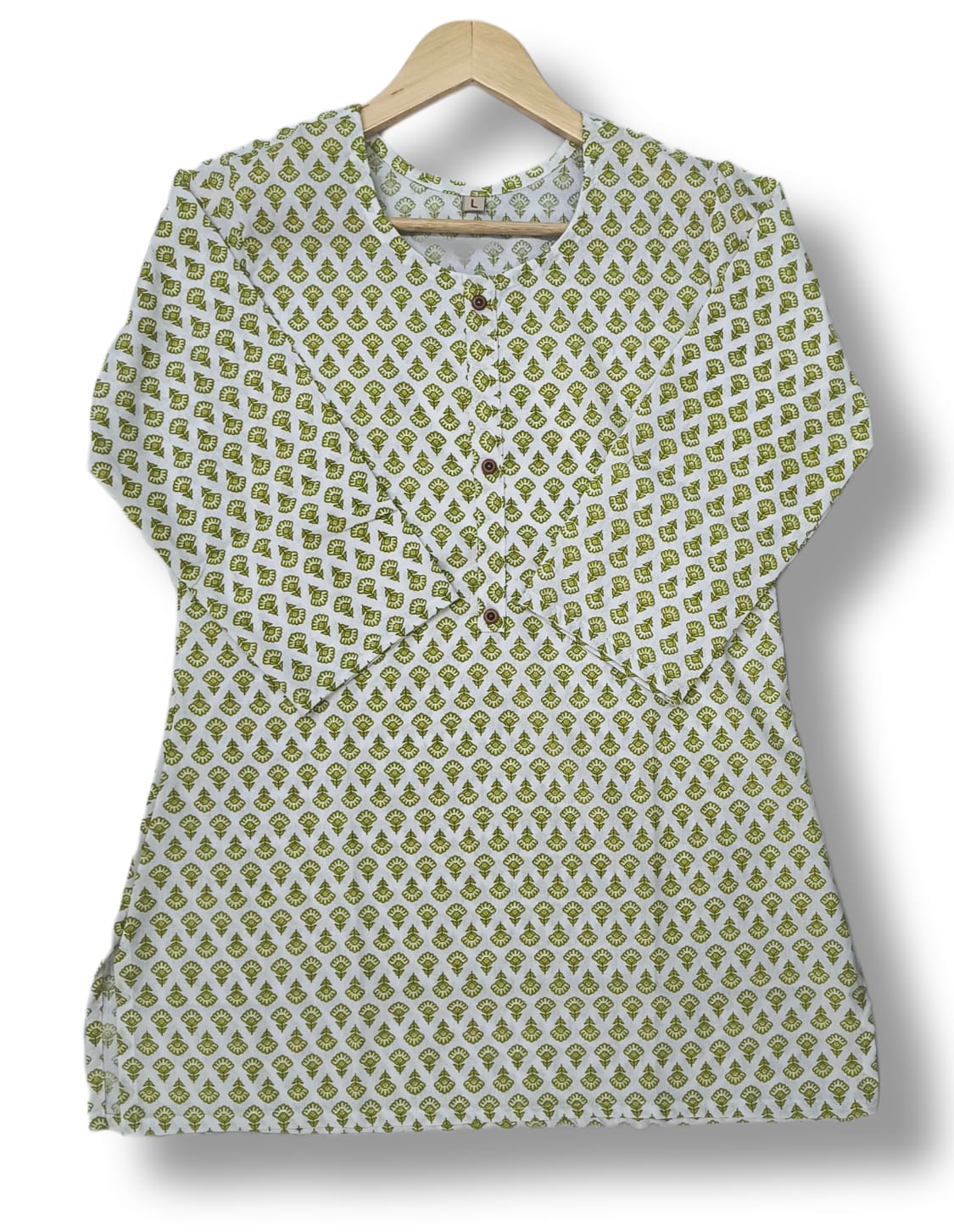 PRINTED COTTON SHORT KURTI