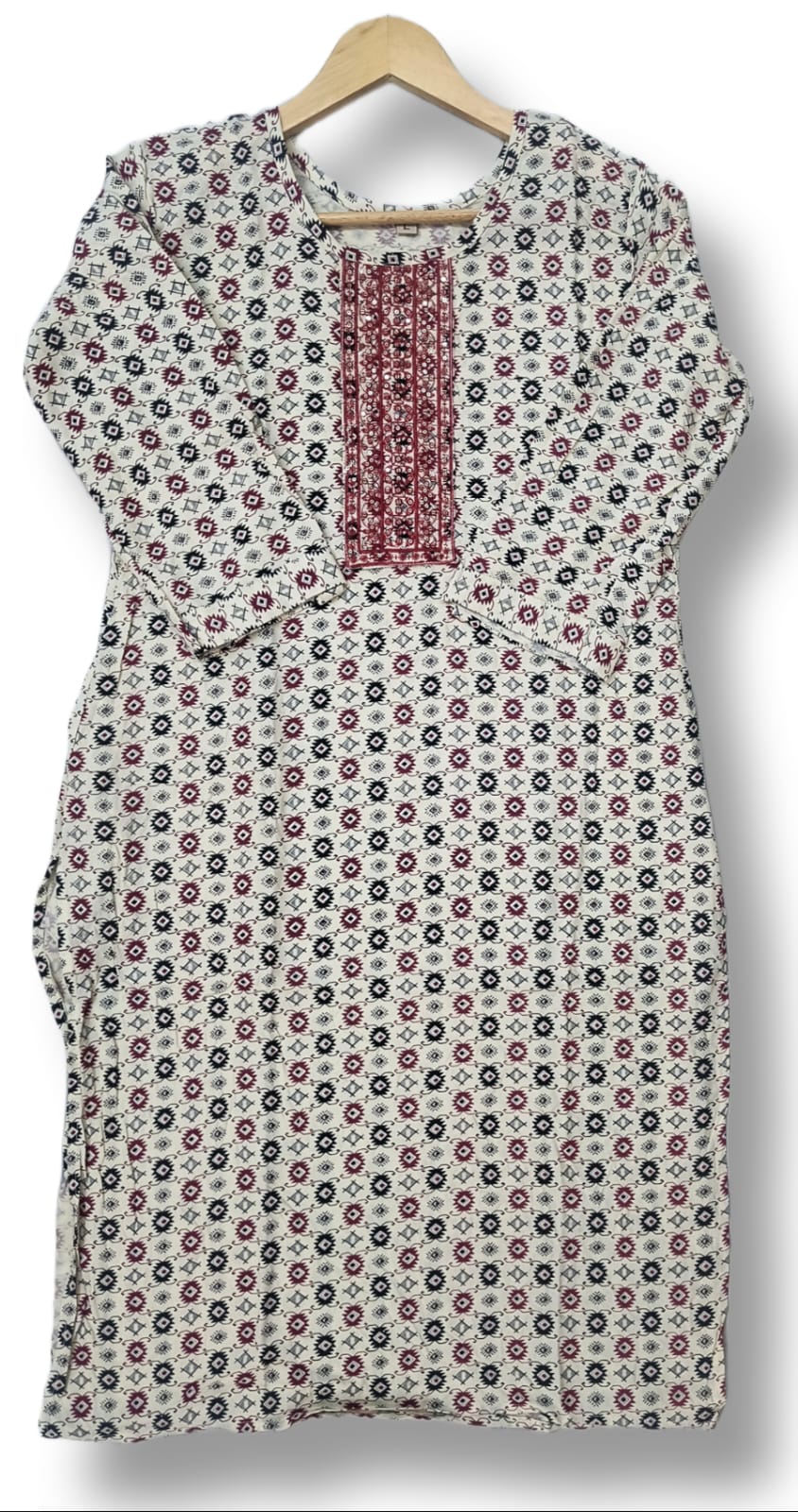 PRINTED RAYON EMBROIDERY KURTI