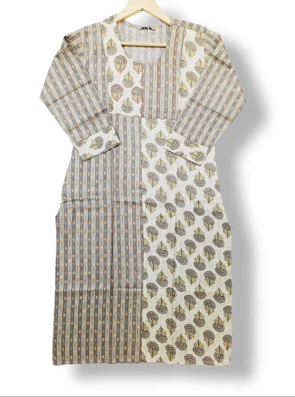 CAPSULE RAYON MIX AND MATCH PRINTED KURTI