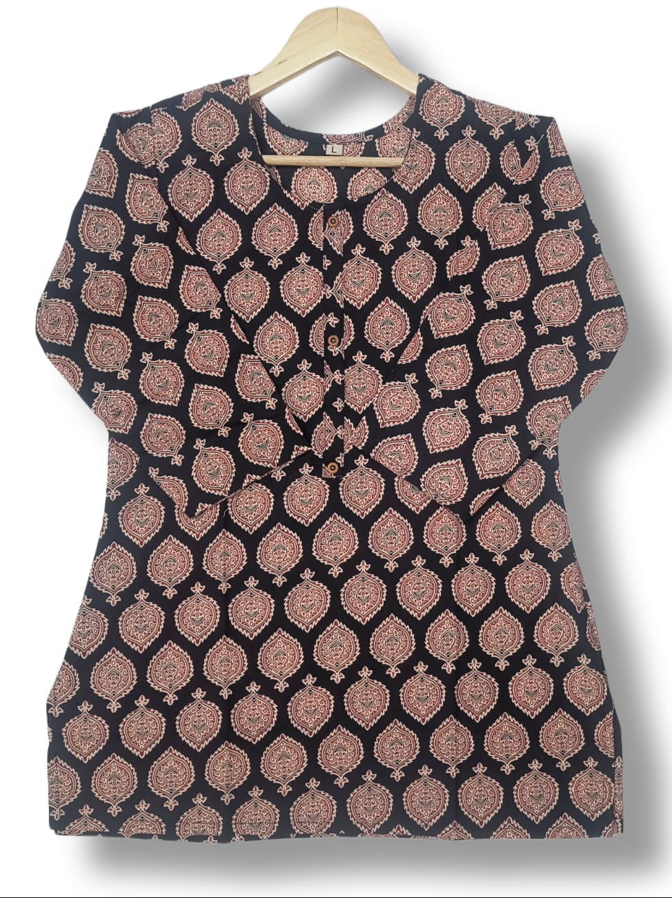 PRIMIUM PRINTED COTTON SHORT KURTI