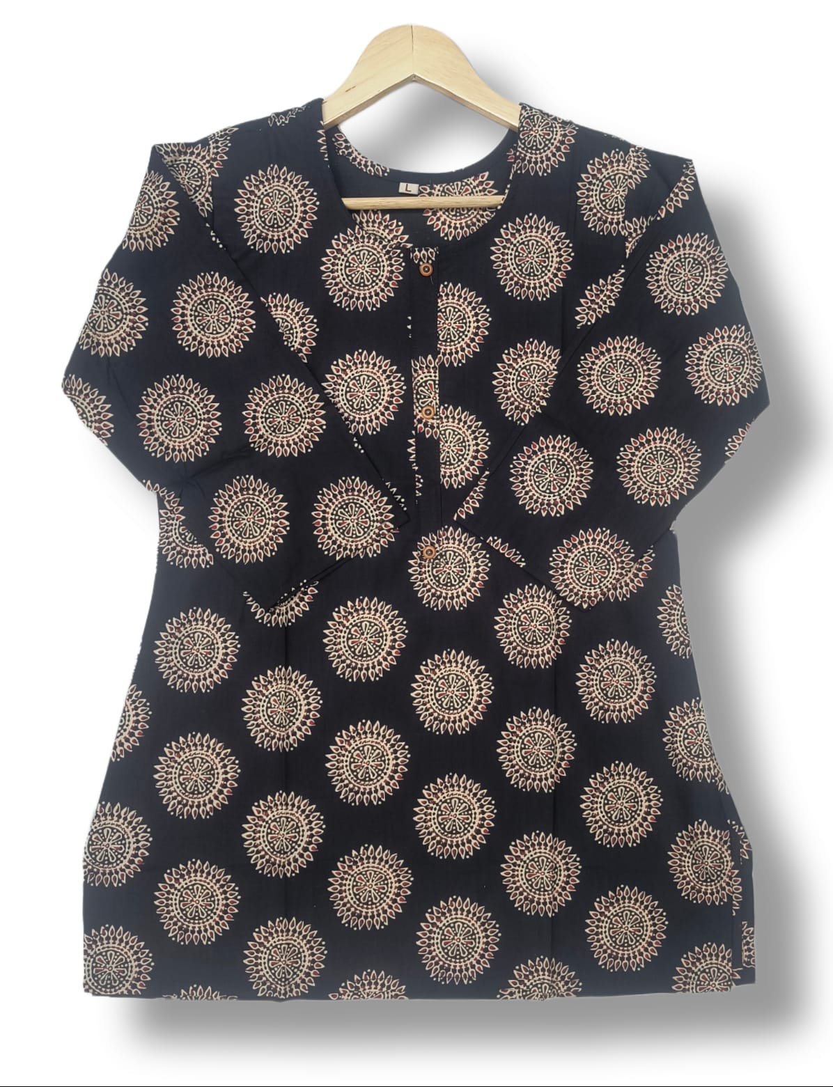 PRIMIUM PRINTED COTTON SHORT KURTI