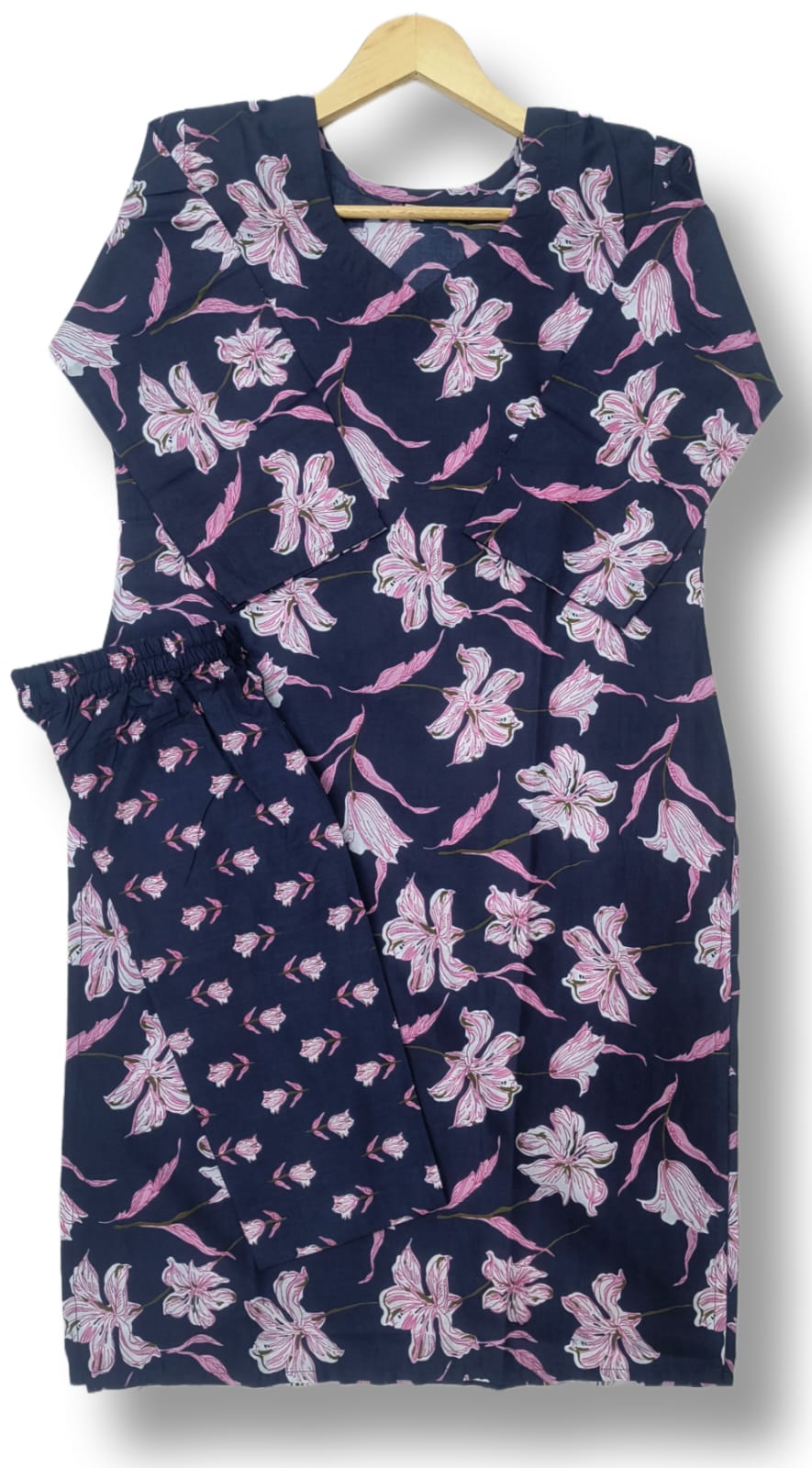 PREMIUM CAMBRIC COTTON KURTI PANT SET