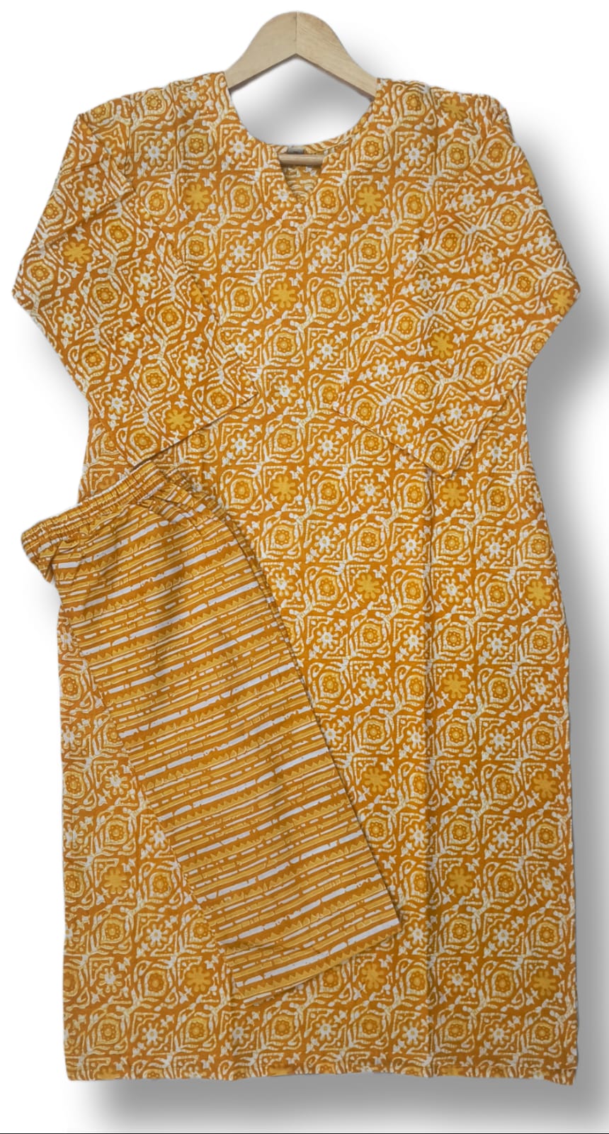 PREMIUM CAMBRIC COTTON KURTI PANT SET