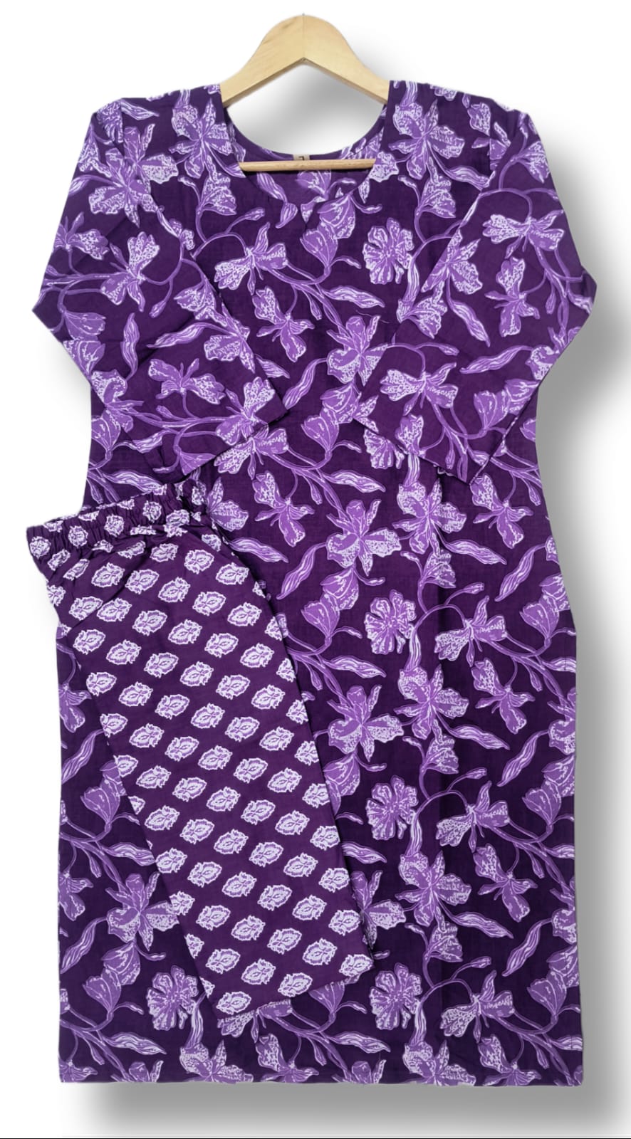 PREMIUM CAMBRIC COTTON KURTI PANT SET