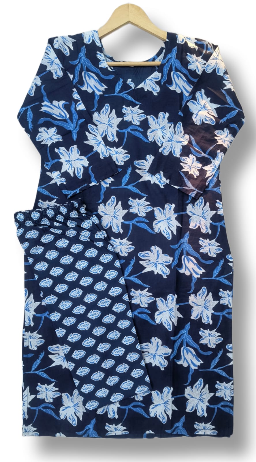 PREMIUM CAMBRIC COTTON KURTI PANT SET