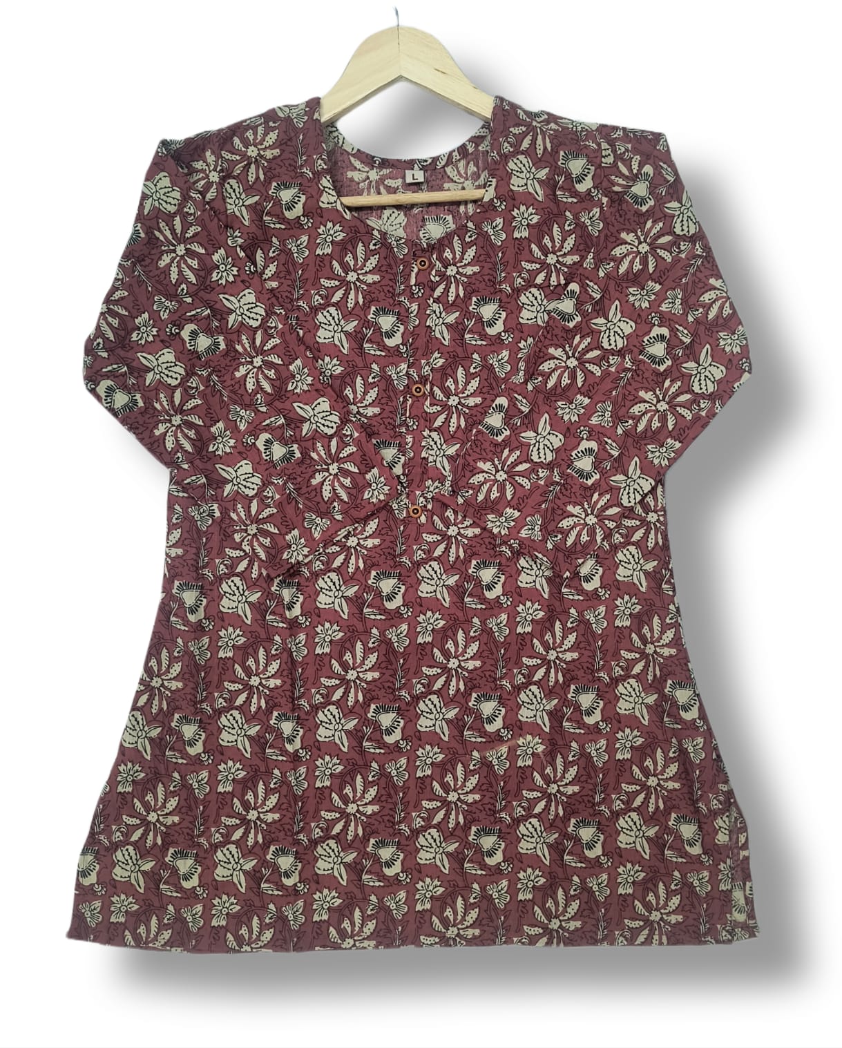 PRINTED COTTON SHORT KURTI