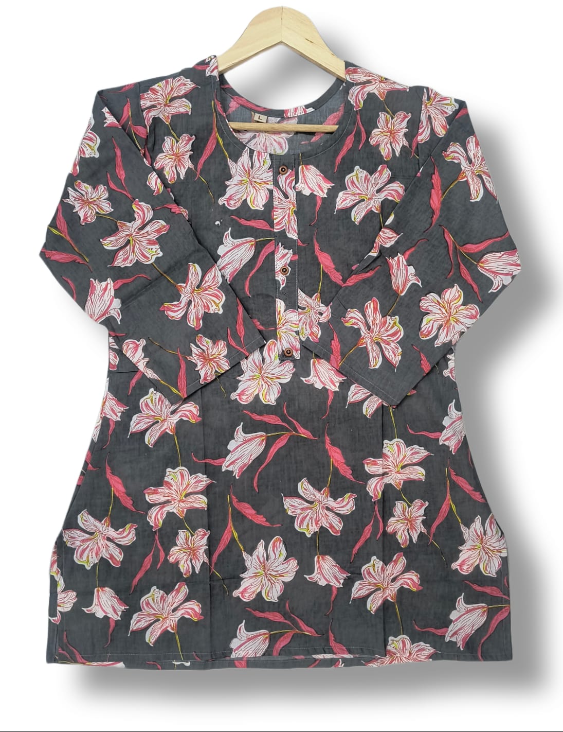 PRIMIUM PRINTED COTTON SHORT KURTI