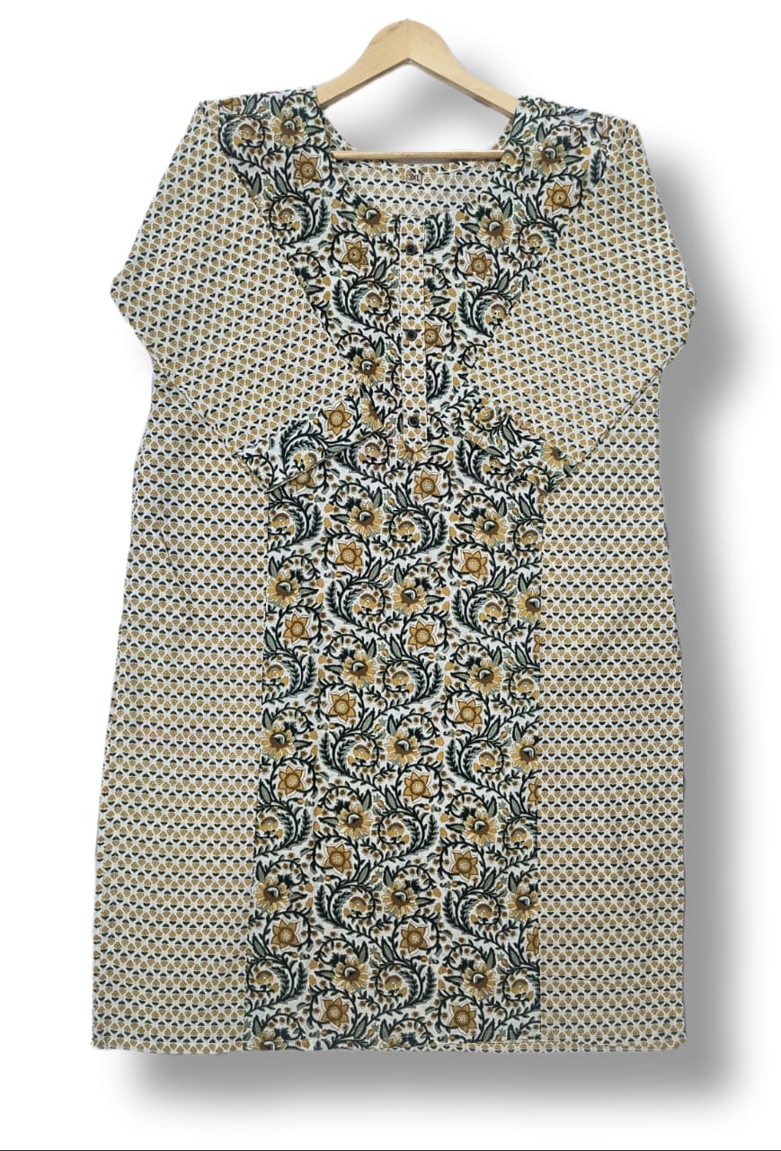 PRINTED COTTON MIX & MATCH KURTI